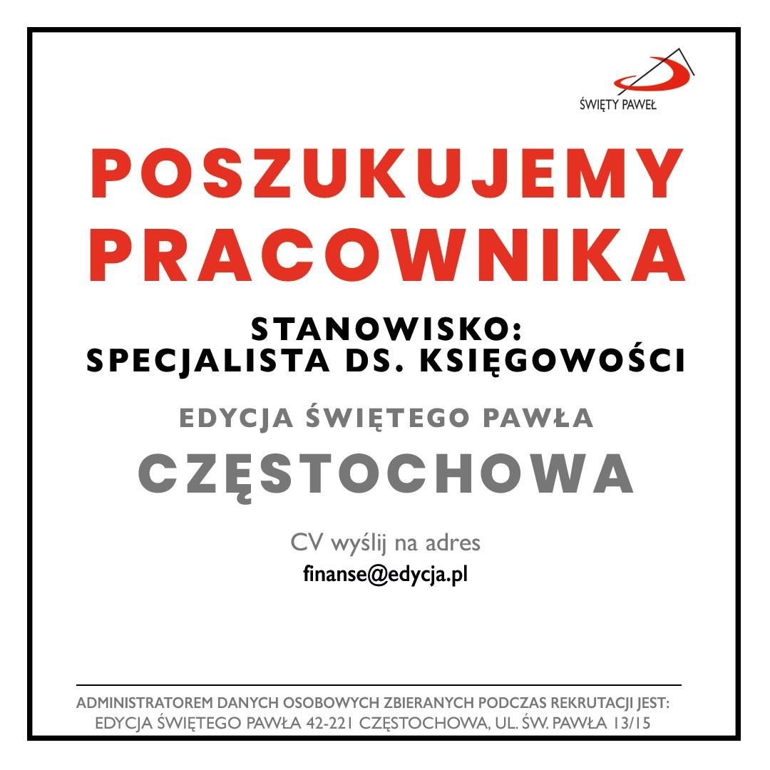 Poszukujemy pracownika